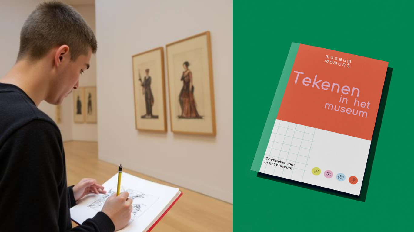 Tekenen in het museum